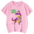 thumbnail image 5 of LUOGENLI T-Shirt pour Filles T-Shirt Décontracté Imprimé à Col Rond à Manches Courtes T-Shirt Chemise Décontractée Chemises pour Filles Longueur Midi 3-4 Ans, 5 of 5