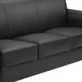 thumbnail image 3 of HERCULES Diplomat Series Black Leather Sofa, 3 of 9