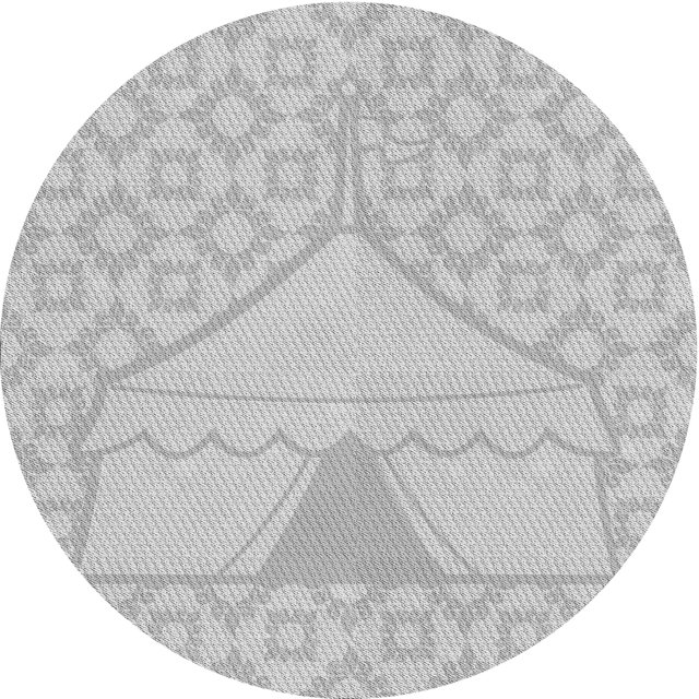 Ahgly Company Tapis d'Intérieur Lavable en Machine Carré Gris Foncé, 3 Pieds Carré