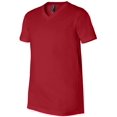 thumbnail image 2 of Bella Canvas Mens Jersey V-Neck Tee, 2XL, Canvas Red, 2 of 6