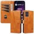 thumbnail image 1 of Phone Case for Motorola MOTO G54 5G Magnetic PU Leather Card Slots Durable Wallet Cover, 1 of 5