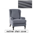 thumbnail image 2 of Amdohai Sofa Covers Wing Chair Elastic Fabric Stretch Couch Slipcover Polyester, 2 of 7
