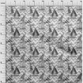 thumbnail image 4 of oneOone Georgette Viscose Light Gray Fabric Beach Craft Projects Decor Fabric Printed By The Yard 42 Inch Wide, 4 of 4