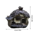 thumbnail image 4 of Fairy Garden Kit Synthetic Resin Durable Beautiful Eye-catching Porable Terrarium Decor Different Display Balcony Decoration Gray, 4 of 6
