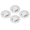 thumbnail image 4 of Cache-Moyeu Central, 4 Pcs Capuchon Central de Roue Structure Stable Ajustement Universel 157mm Protection Forte Argent Anti-Poussière pour Voitures, 4 of 7