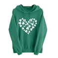 thumbnail image 2 of Pantalon pour Femmes Imprimé de la Saint-Patrick Décontracté à Manches Longues Ample Chandail à Capuchon de la Saint-Patrick, 2 of 5