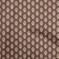 thumbnail image 1 of oneOone Rayon Brown Fabric Goddess Durga Face Sewing Material Print Fabric By The Yard 56 Inch Wide, 1 of 5