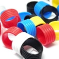 thumbnail image 4 of 2 Pieces Tennis Racket Grip Racket Handles Overgrip Stretchy Ring Overgrip Fix Kit Grip Tape Finishing Protector Professional Outdoor Accessories White, 4 of 9