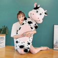 thumbnail image 3 of Long Cow Plush Pillow Stuffed Animals Soft Long Body Pillow (70cm), 3 of 3