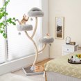 thumbnail image 2 of Costway Cat Tree Tower 70" Multi-Level Kitten Activity Center with 3 Perches & Balls Gray, 2 of 8