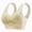 Yellow, variant on Strapless Bra for Women with French Lace Seamless Backless Design, Gathered Fixed Cup, No Steel Ring, Soft Nylon-Spandex Blend, Hand Wash Only