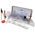 thumbnail image 3 of Helix Oxford Set of Mathematical Instruments - 10 pieces geometry set in metal tin box, 3 of 4
