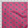 thumbnail image 3 of oneOone Cotton Poplin Fabric Floral Block Printed Craft Fabric BTY 42 Inch Wide, 3 of 4
