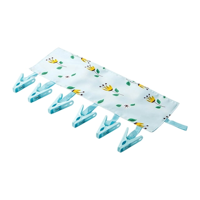 Solid Color Portable Fabric Clothes Hanger For Business Trips Foldable Clothes Drying Clip For Wardrobe Socks Hats Storage Clothes Clip