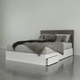 thumbnail image 1 of Nexera 2-Piece Bedset With Bed Frame And Headboard, Grey, Queen, 1 of 5