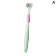thumbnail image 1 of 3 Sided Tooth Brush Soft Bristles Autism Sensory Child Adult Deep Cleaning- K4A7, 1 of 8