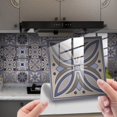 thumbnail image 1 of Affordablo 2025 Renter Friendly Tile Peel And Stick Clearance 10pc Peel And Stick Ceramic Tile Paste 3D Lattice Crystal Ceramic Tile Paste DIY Waterproof Self Adhesive Wall Sticker, 1 of 7