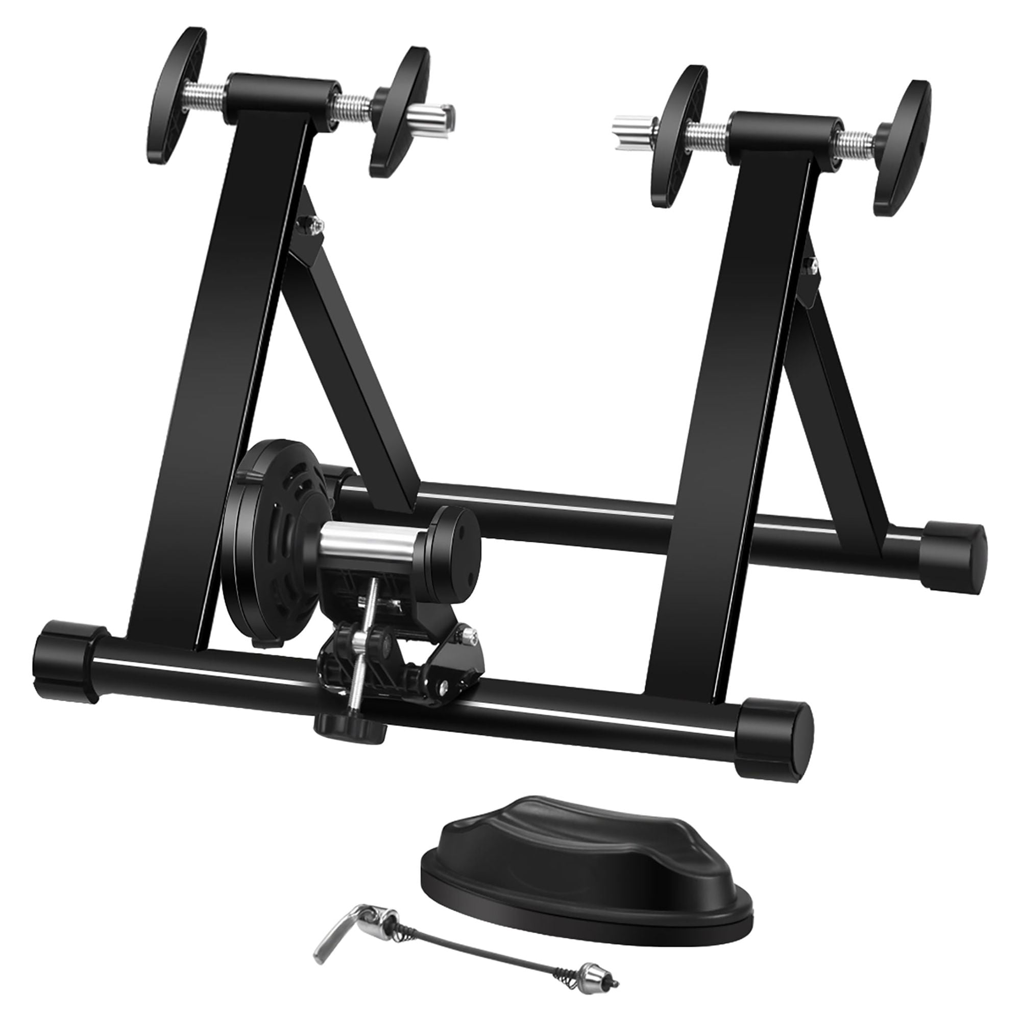 Costway Entraîneur de Vélo Vélo Pliant d'Intérieur Support d'Entraînement d'Exercice