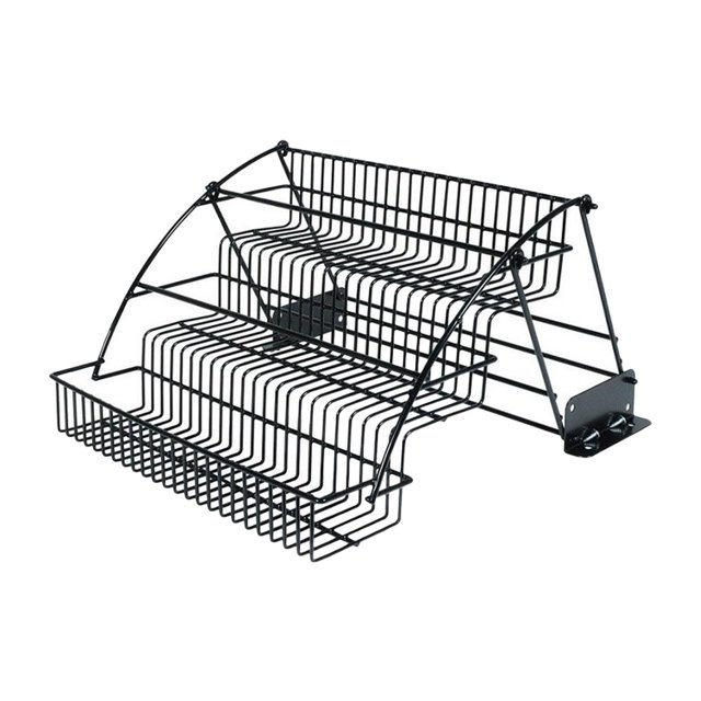 Elodie Porte-Épices à Tirer vers le Bas, Étagère de Rangement pour Épices à 3 Niveaux en Matériau Fer durable, Présentée dans une Finition Noire. l'Étagère Présente une Conception à Tirer vers le Bas avec des Niveaux Ajustables pour Organiser Efficacement les Bouteilles d'Épices. Mesurant 34cmx20cmx22cm, Elle Convient au Montage Mural, à l'Organisation du Garde-Manger Ou du Comptoir, Offrant une solution Polyvalente de Rangement pour la Cuisine.