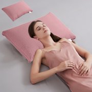 Danhjin Polyester Pillows Artemisia Embroidered Pillow Core Does Not Deform And Has High Resilience to Help Men And Women Sleep Pillows