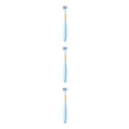 thumbnail image 2 of kurtrusly Childrens Three Sided Toothbrush Fun And Effective Brushing For Children Of All A22 Sky Blue Child 3Set, 2 of 6