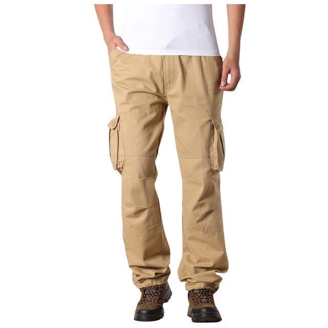 cllios Liquidation d'Entrepôt Pantalon Cargo pour Homme Coupe Décontractée Pantalon à Multiples Poches Pantalon de Travail Militaire Pantalon Classique de Randonnée Cargo