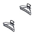 thumbnail image 4 of maskred Fashion Claw Clips Large Simple Style Handy Simple Style Sturdy Exquisite Accessories Barrettes for Women Dark Black/Arc 2Set, 4 of 6