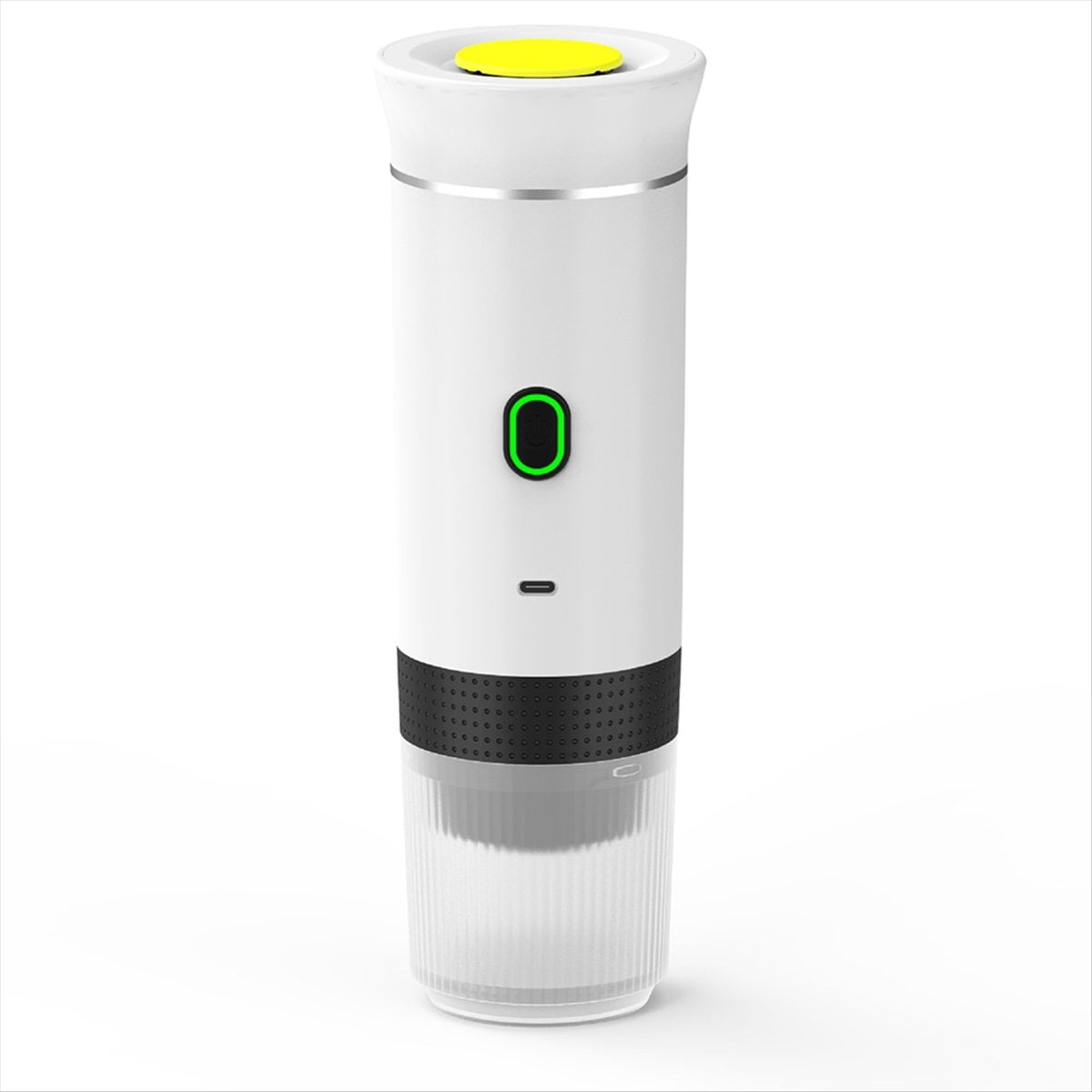 Wireless Electric Portable Coffee Machine for Car & Home Camping Coffee Maker 3in1 Capsule Powder Travel Coffee Maker,A,1 * coffee machine 1 * charging cable,White