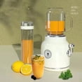 thumbnail image 4 of Mini Blenderfor Shakewith Travel Cup,Mini Blender with Double Portable Shake Blenderwith Stainless Steel Blades Portable Countertop Blender Extended Durability, 4 of 5