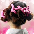thumbnail image 3 of Baohd 10x Hair Foam Curler Roller Set Easy-toFlexible Rods DIY Hair Styling Tool 8mm 10 Pcs 1Set, 3 of 6