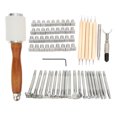 thumbnail image 4 of Leather Sculpture Stamping Tools,Leather Sculpture Stamping Tools Leather Stamp Kits Leather Stamping Tools Convenient Use, 4 of 14