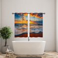 thumbnail image 3 of Waterfall Curtains, Wild Scene Nature Theme Mountain Stream Scenery Print Patterned Home Decor Waterproof Fabric Grommet Window Drapes for Bedroom Living Room Cafe Office 2 Panels W52 x L63, 3 of 6
