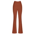thumbnail image 4 of Timegard Workout Legging for Women High Waist Slim Fitting Bell Bottom Basic Yoga Trousers Solid Color, 4 of 4