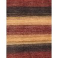 thumbnail image 1 of Ahgly Company Tapis d'Intérieur Rectangulaire Abstrait Safran Rouge, 5 Pieds x 8 Pieds, 1 of 6