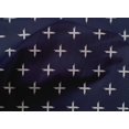 thumbnail image 4 of oneOone Cotton Poplin Fabric Plus Sign Kasuri Print Sewing Fabric BTY 56 Inch Wide, 4 of 4