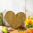 thumbnail image 4 of Valentine's Day Heart Shaped Bamboo Serving Board Set Decorative Tray for Cheese Meat and Vegetables Kitchen Cutting Platter 3PCS, 4 of 6