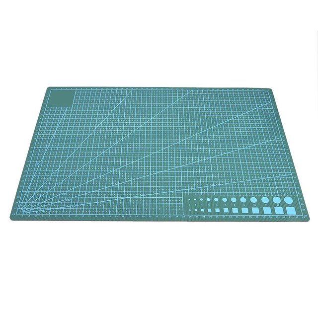 Cutting Mat,A3 Grid Lines PVC Cutting Mat Cutting Board Sleek Aesthetic