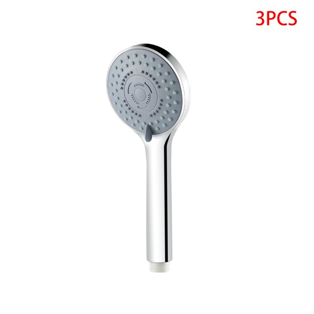 3 Pieces Shower Head Chrome Pressurize bath sprayer Finish Surface 5 Mode Setting Rainfall Hand Spray Pressurize Water Saving Bath Sprayer Baohd