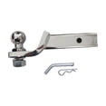 thumbnail image 4 of Hitch 2 Inch Receiver With 6000 Pound Capacity Trailer Hitch Mount Solid Steel Tow Ball Hitch Drop For Trucks And SUVs RV Parts ,Weatherproof Double Locking Hitch Pin, 4 of 5