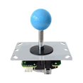 thumbnail image 4 of Transemion Rocker Arcade Fittings Machines Vending Games Function Lever Controller Function Lever Controller Joystick Operation Zero Delay Ball Top Blue, 4 of 9