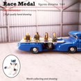 thumbnail image 2 of Walson Miniature 1/64 Scale Painted Figure Driver Scene Decor Children Toy S Gauge Racer White, 2 of 8