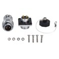 thumbnail image 1 of 2 Pin Metal Aviation Connector Adapter Waterproof Zinc Alloy WS16 Aviation Connector AC 500V, 1 of 14
