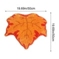 thumbnail image 3 of HHBEAUTY Halloween Bathroom Rug,Fall Maple Leaves Bath Mat Water Absorbent Non-Slip Washable for Shower Tub Microfiber Washable Absorbent Carpet Autumn Halloween Thanksgiving Home Kitchen Decoration, 3 of 6