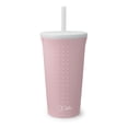thumbnail image 1 of GoSili Straw Cup, 16oz. "Spring" Millennial Pink, 1 of 7