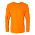 thumbnail image 1 of T-Shirt à Manches Longues de Performance Long Islander, 3TG, Orange Néon, 1 of 1