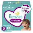 thumbnail image 1 of Pampers Cruisers Diapers Size 5, 1 of 9
