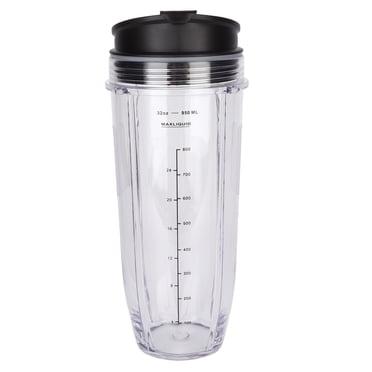 Récipient mélangeur de 946 ml avec couvercle compatible avec accessoires de mixeur Nutri Ninja