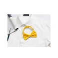 thumbnail image 5 of INSPIRE CHIC Accessoires de Nœud Papillon pour Homme Sangle Ajustable Formel Uni Smoking Pré-Noué Jaune Doré, 5 of 5