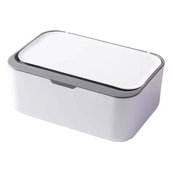DPTALR Baby Wipes Dispenser, Wipe Holder With Lids Diaper Wipes Case For Bathroom Refillable Wipe Container With Sealing Design, Flushable Bathroom Storage Case Box