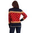 thumbnail image 3 of Wonder Woman Dark Blue Ugly Christmas Sweater, 3 of 5